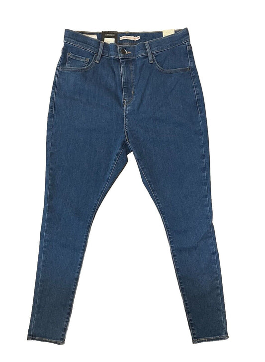 Levi’s Damen Jeans 720 High-Rise Super Skinny - blau - Gr. 14S Gr 32
