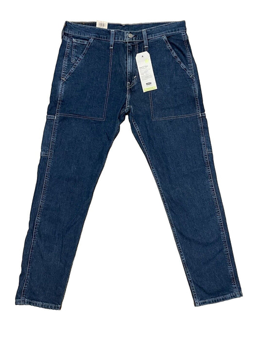 Levis Herren Jeans 502 Hi-Ball Utility Stonewashed Blau Flex Größe 34