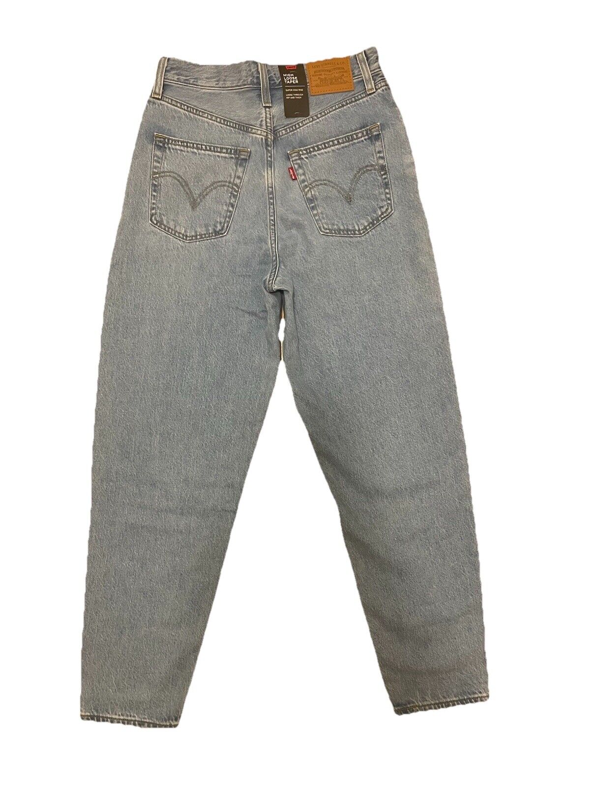 Levis Damen Jeans High Loose Taper - hellblau / blau - Gr. 26/29