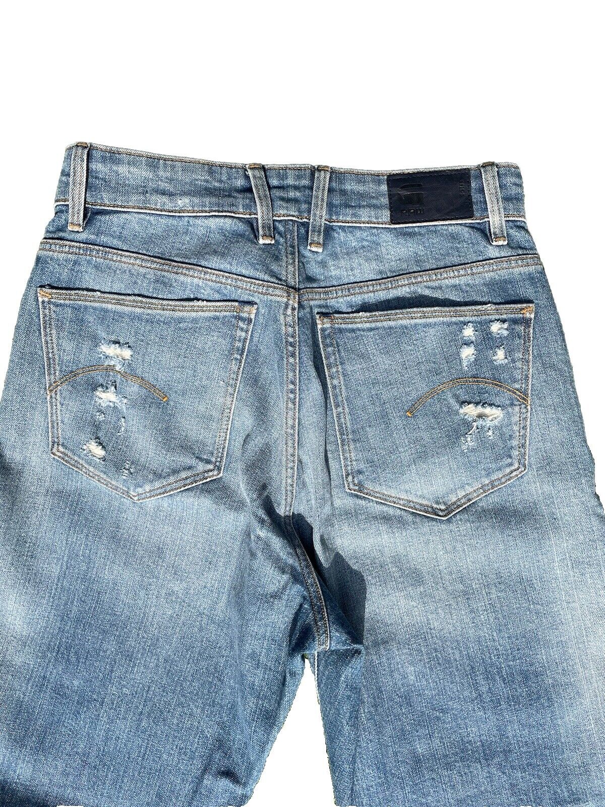 G-Star Janeh Ultra High Mom Ankle Damen Jeans Hellblau  Boyfriend 27/32