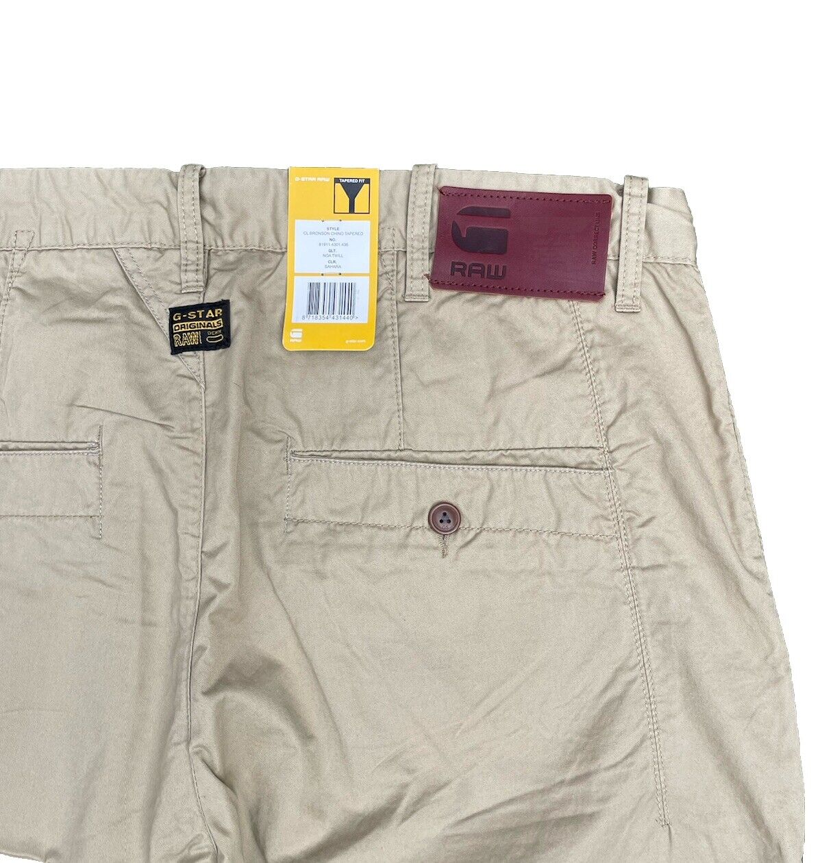 G-Star Herren Correct Line CL Bronson Chino Tapered Sahara Beige 40/34