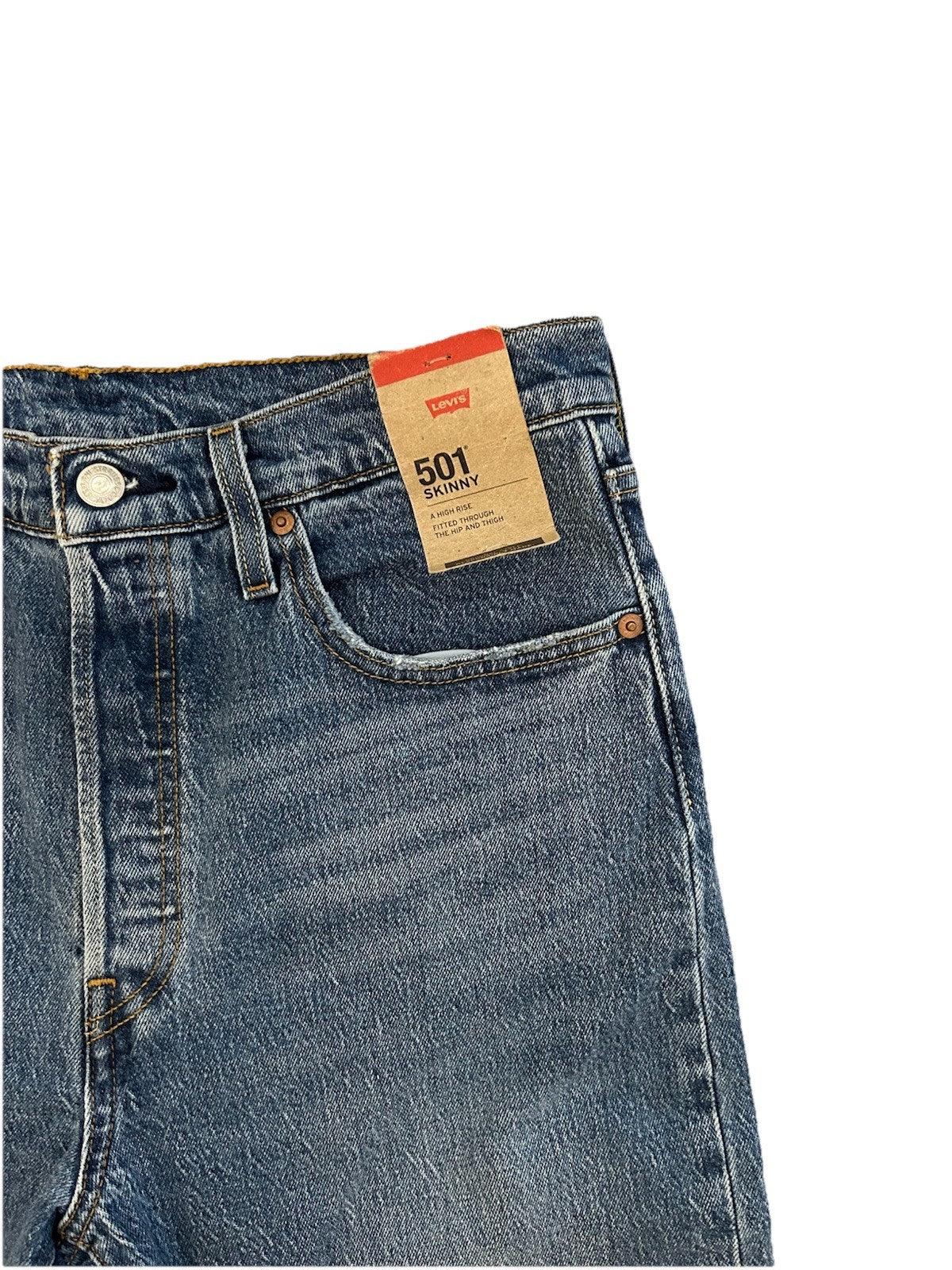 Levi’s Damen Jeans 501 Skinny - blau - Gr. 31/28