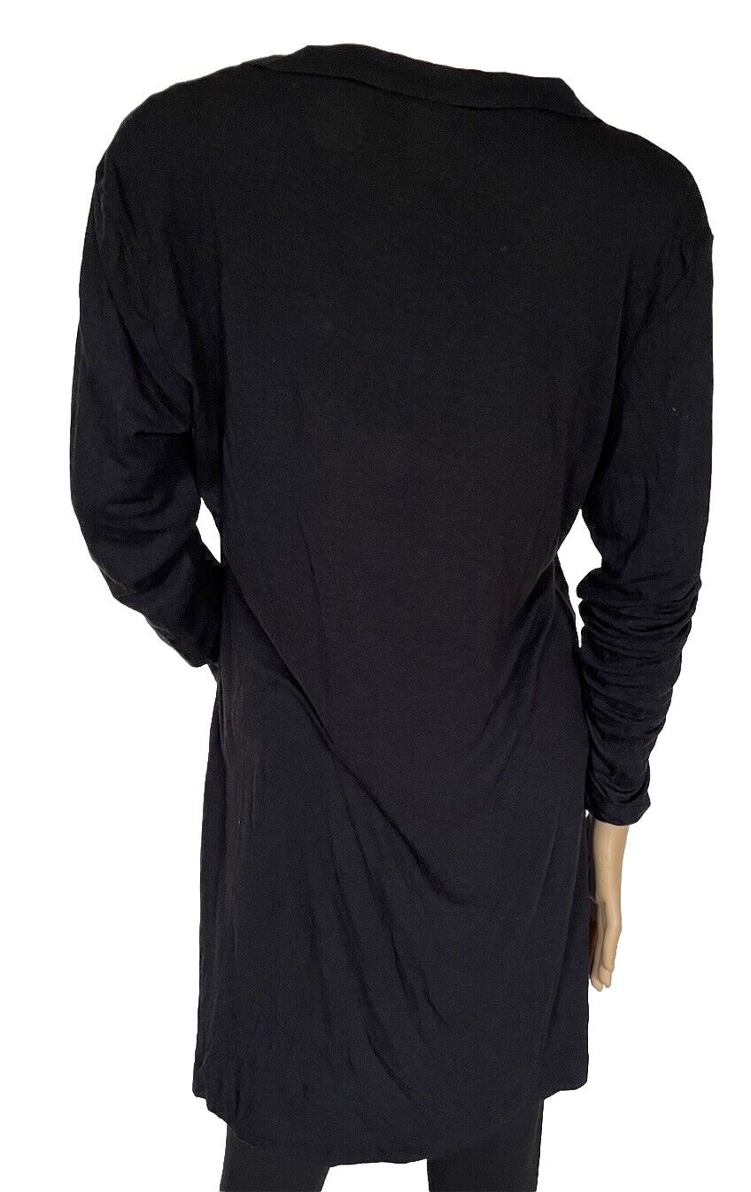 Miss Sixty Damen Strick Cardigan Strickjacke Langarm schwarz Größe M
