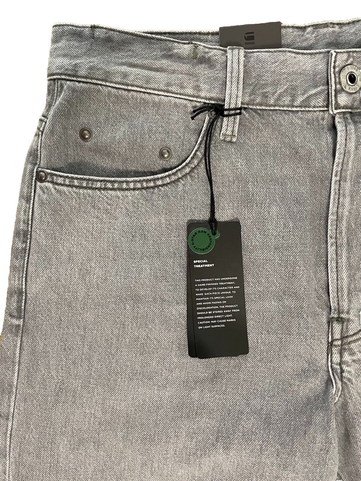 G-Star Herren Jeans Triple A Regular Straight grau Größe 29/34