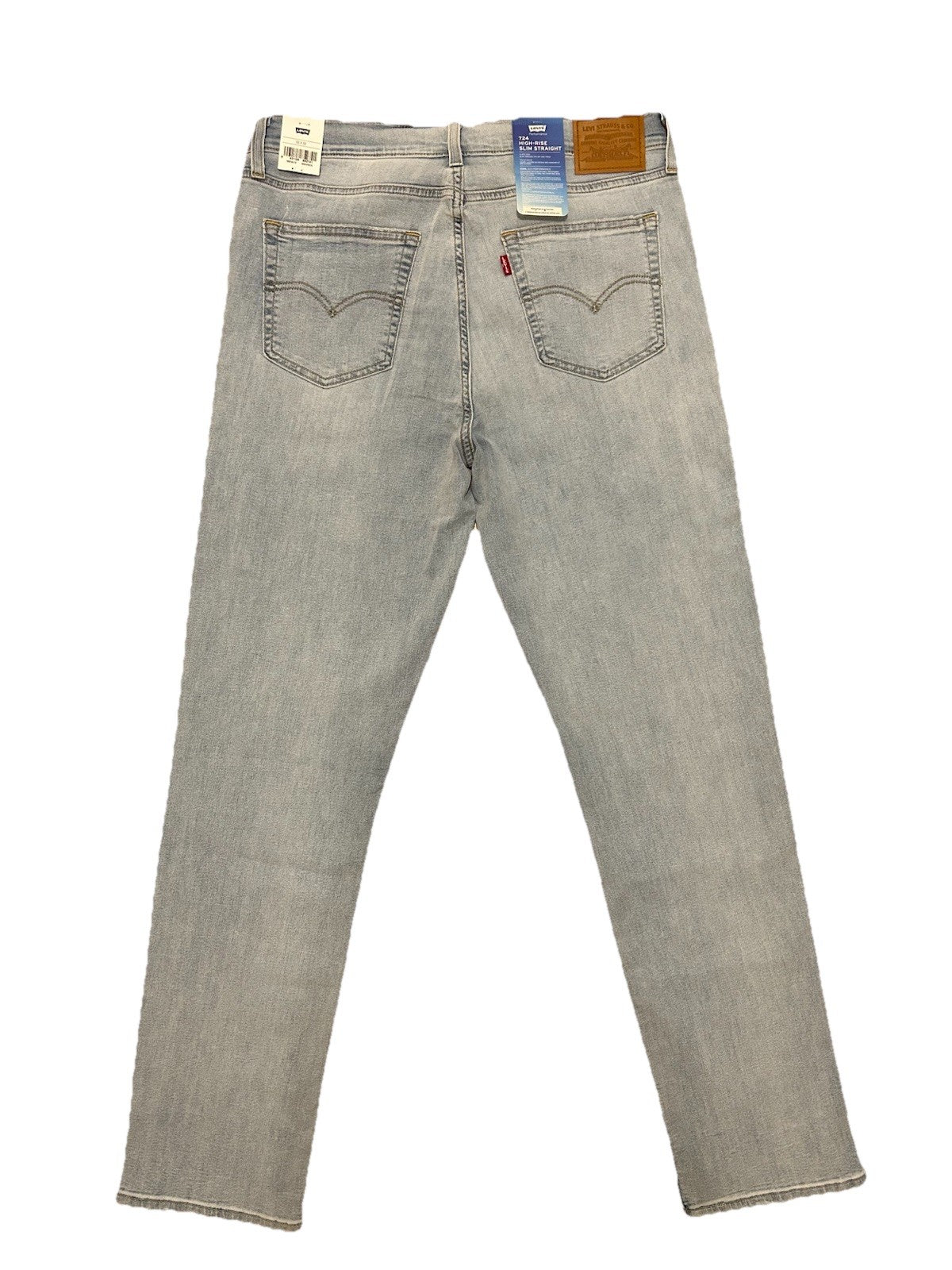 Levi’s Damen Jeans 724 High-Rise Slim Straight - blau / hellblau - Gr. 32/32