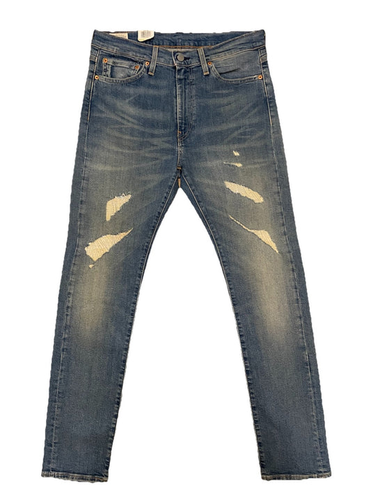 Levis Herren Jeans 510 Skinny Destroyed - blau - Gr. 33/32