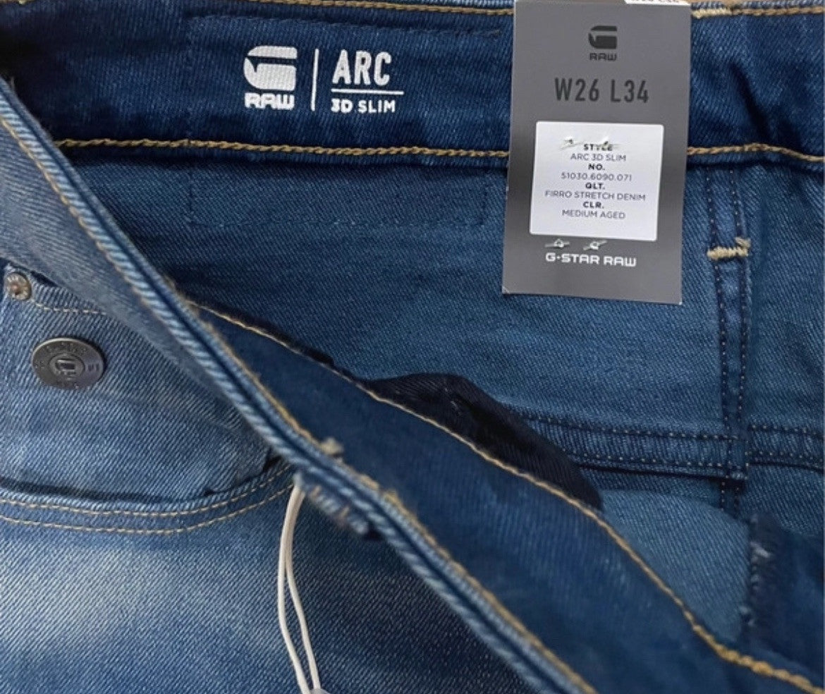 G-Star Damen Jeans ARC 3D Slim - blau - Gr. 26/34