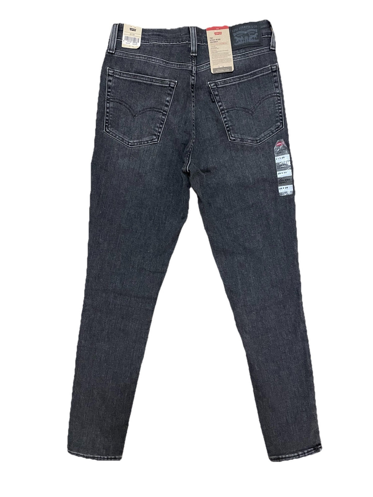 Levis Damen Jeans 721 High-Rise Skinny - grau - Gr. 29/28