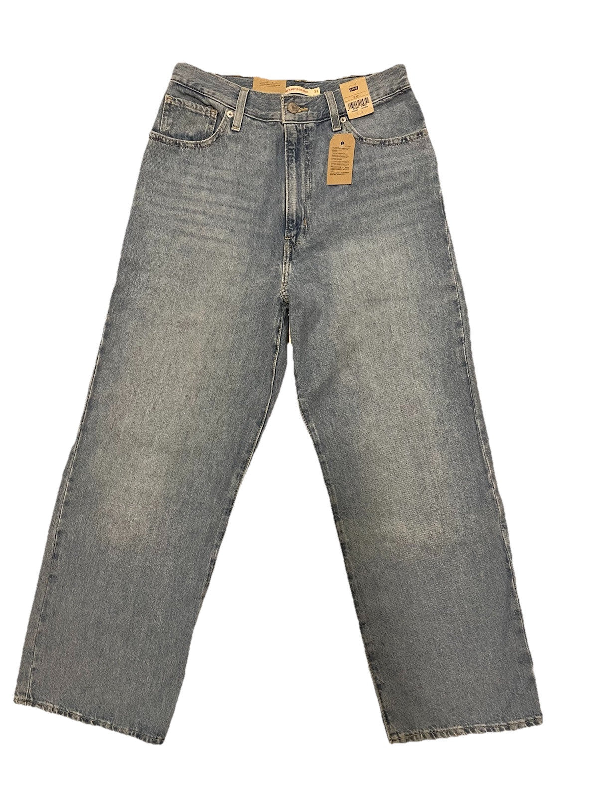 Levis Damen Jeans High-Waisted Straight - blau - Gr. 31/31