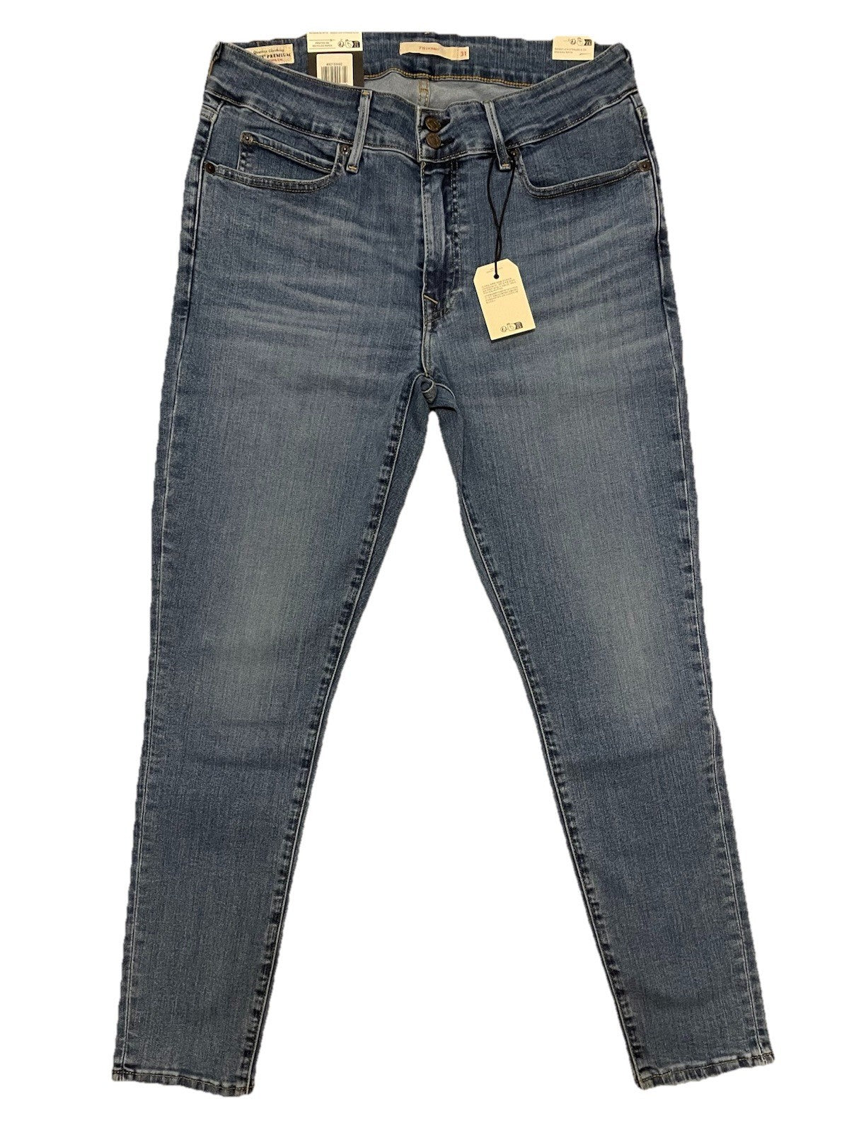 Levis Damen Jeans 711 Skinny - blau - Gr. 31/28