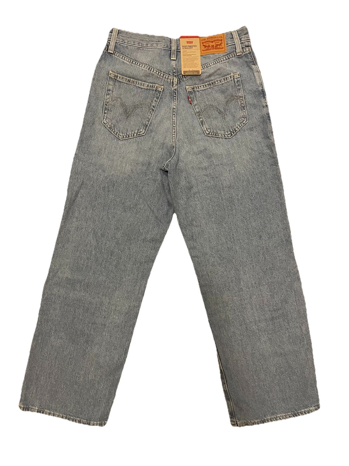 Levis Damen Jeans High-Waisted Straight - blau - Gr. 31/31