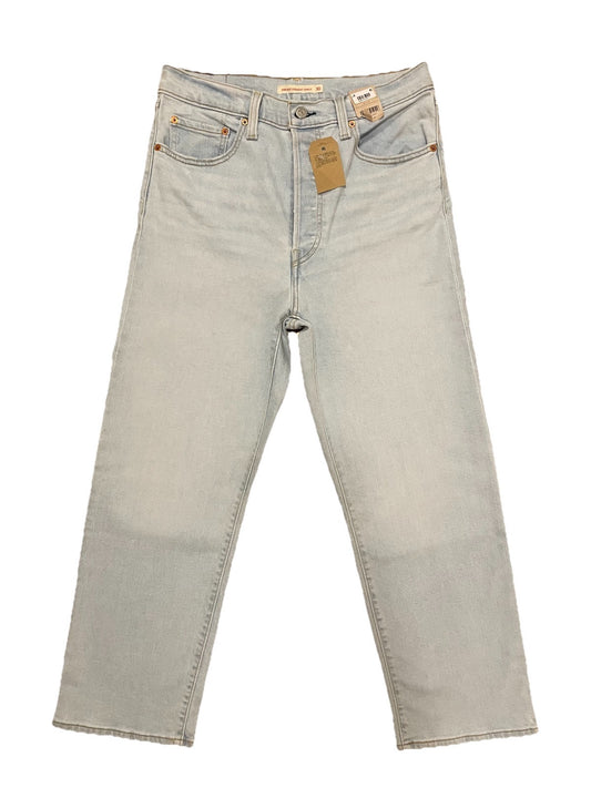 Levi’s Damen Jeans Ribcage Straight Ankle - blau / hellblau - Gr. 30/27