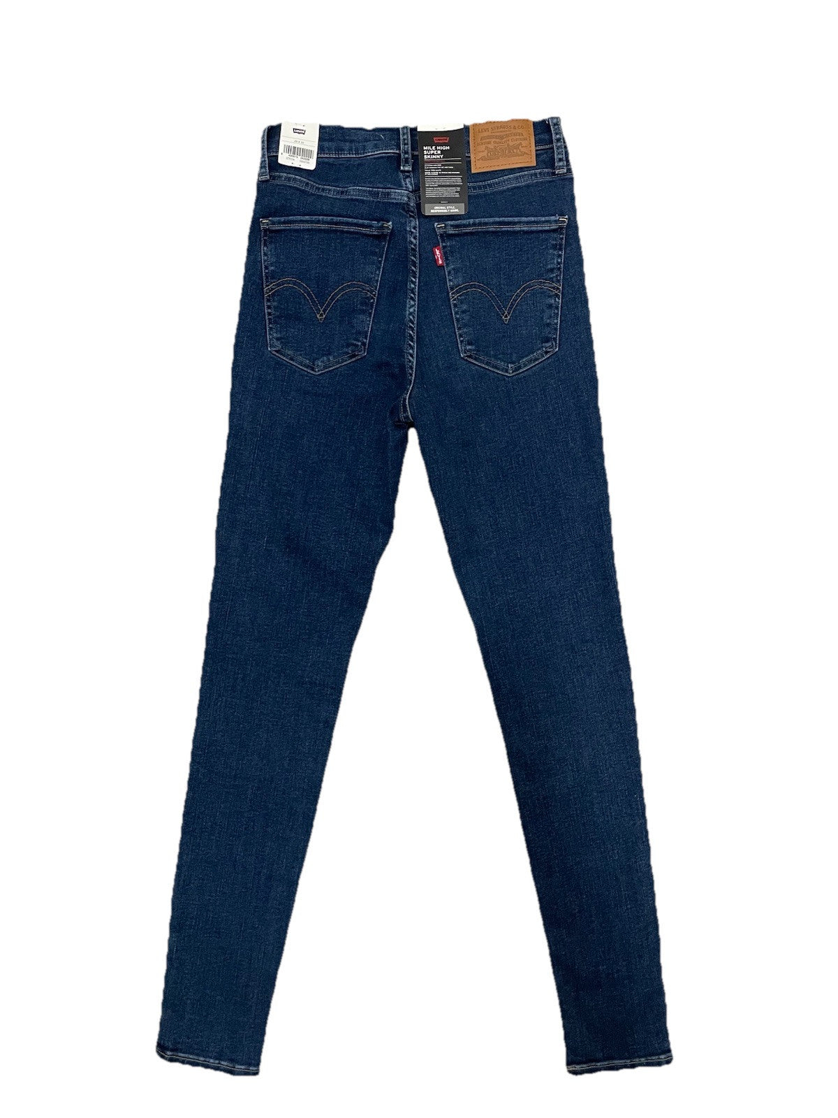 Levi’s Damen Jeans Mile High Super Skinny - blau - Gr. 28/30
