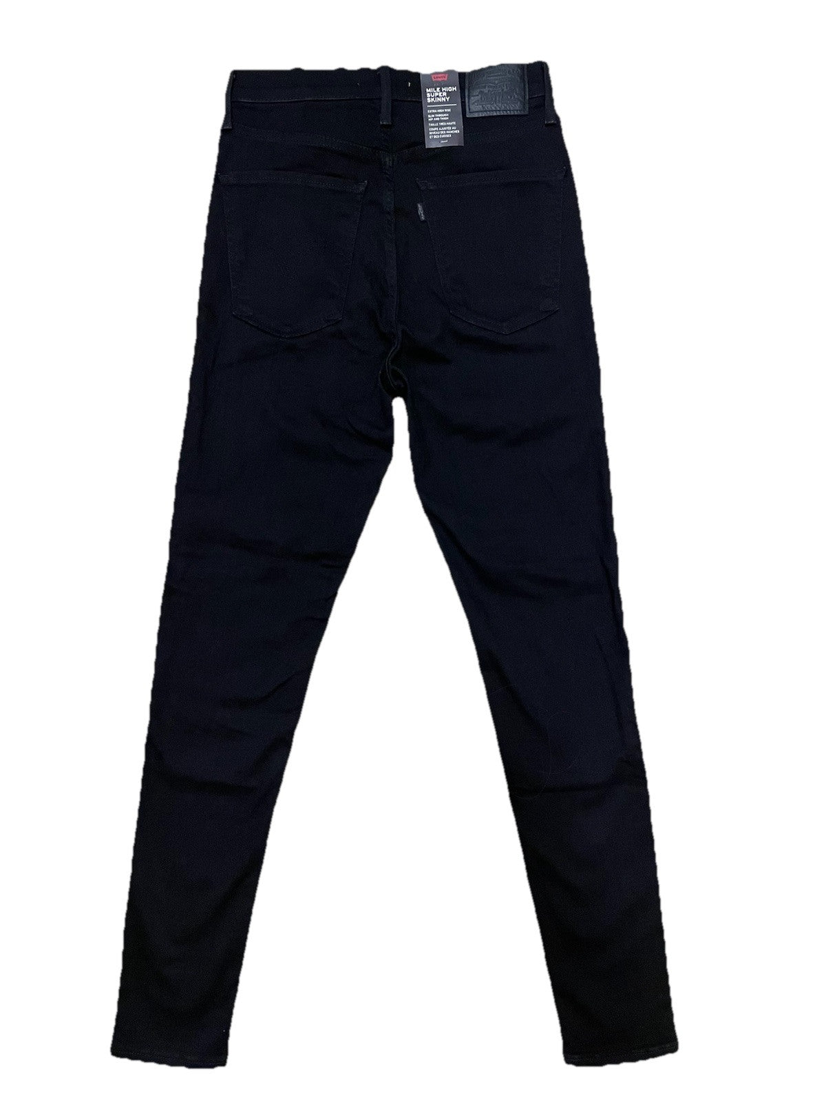 Levis Damen Jeans Mile High Super Skinny - schwarz - Gr. 26/30
