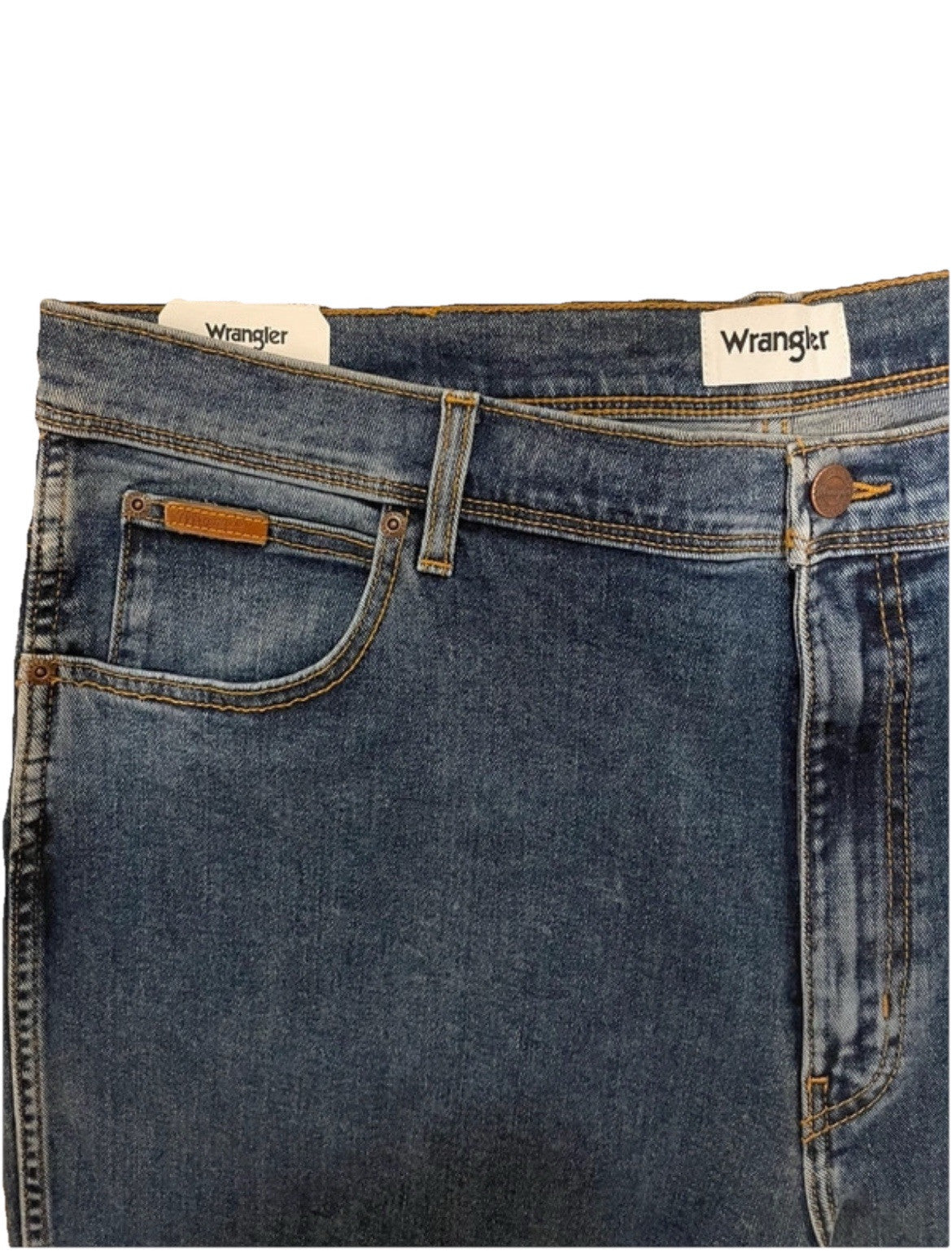 Wrangler Herren Jeans Texas Straight - blau - Gr. 42/34