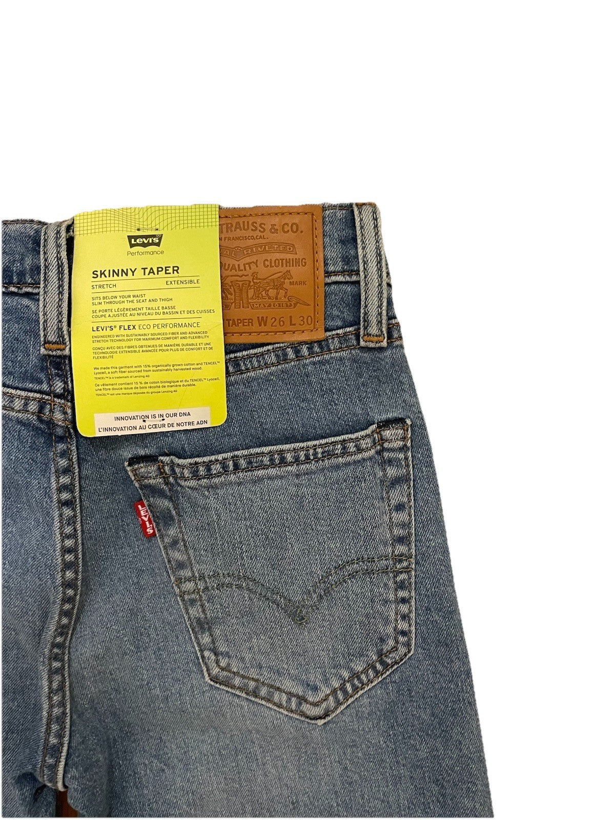 Levis Damen Jeans 511 Skinny Taper Stretch - blau - Gr. 26/30