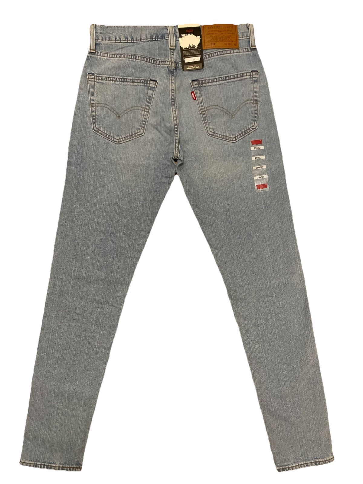 Levis Herren Jeans 512 Slim Tapered - blau / hellblau - Gr. 29/32
