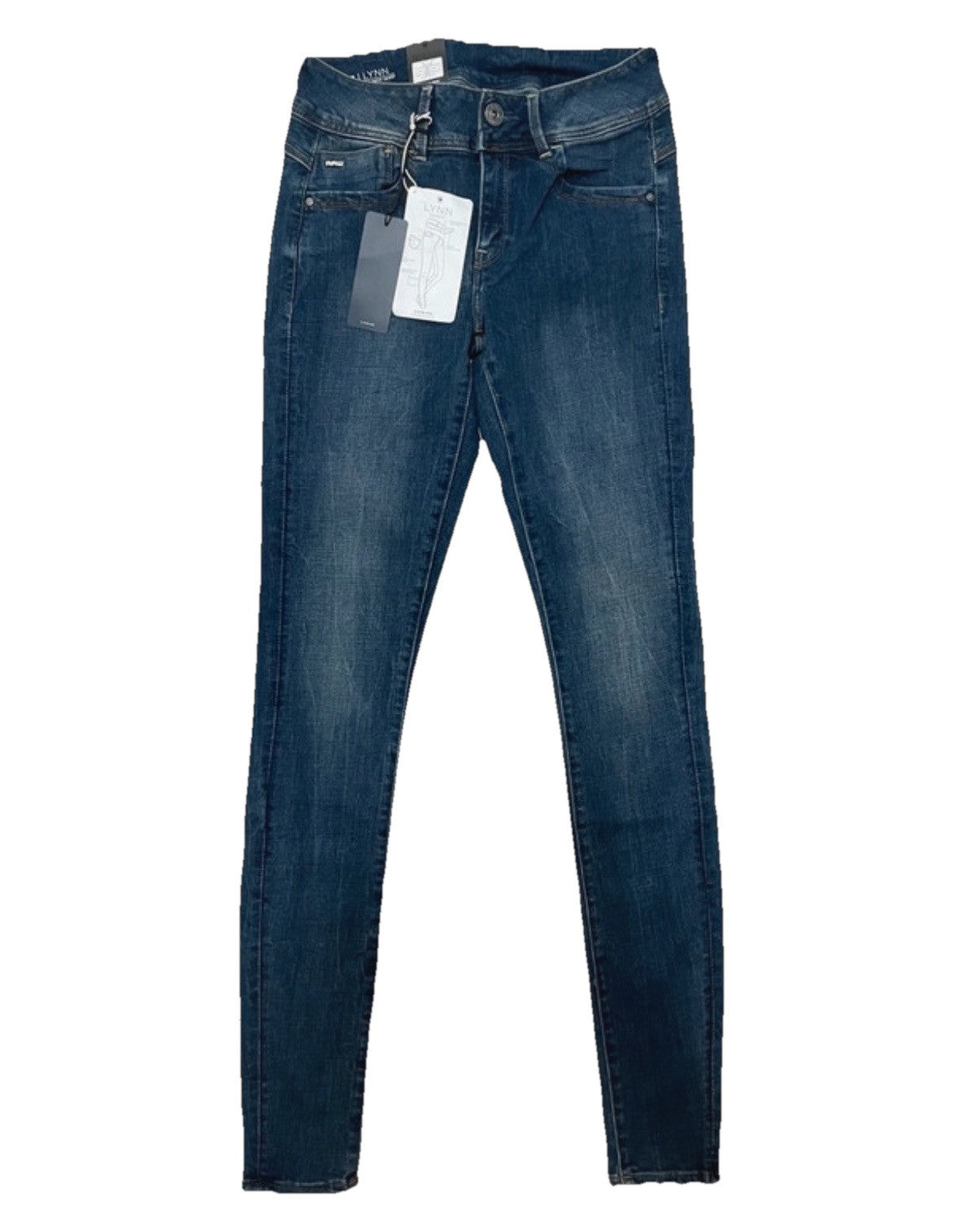 G-Star Damen Jeans Lynn Mid Super Skinny - blau - Gr. 29/34