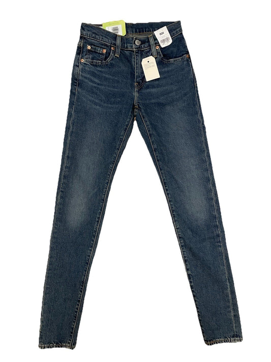 Levis Damen Jeans Skinny Taper - blau / dunkelblau - Gr. 26/30