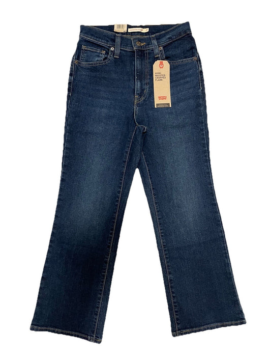 Levis Damen Jeans High-Waisted Cropped Flare - blau / dunkelblau - Gr. 27/27